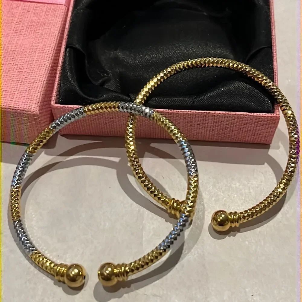 2 Gold Bracelets